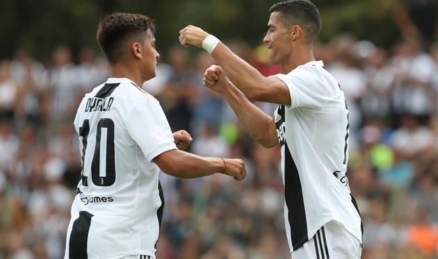 Пауло Дибала и Криштиану Роналду, Getty Images