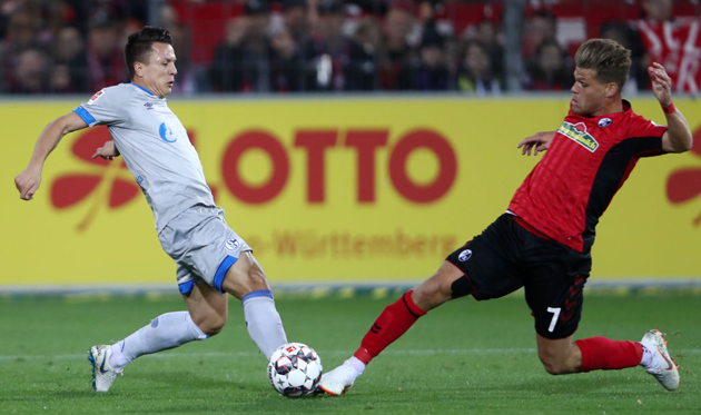 Евгений Коноплянка в матче против Фрайбурга, Getty Images