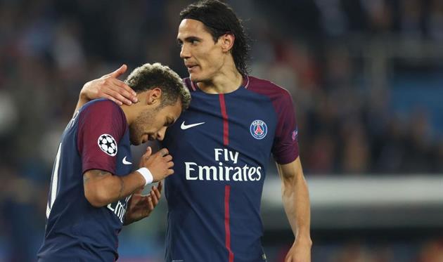 Неймар и Эдинсон Кавани, Getty Images