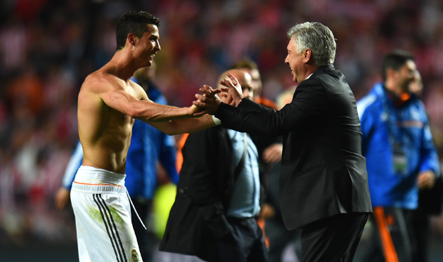 Криштиану Роналду и Карло Анчелотти, Getty Images