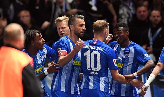 радость игроков герты, getty images