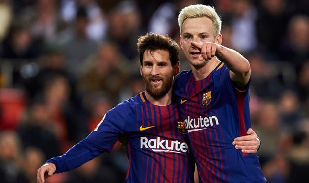 Месси и Ракитич, Getty Images