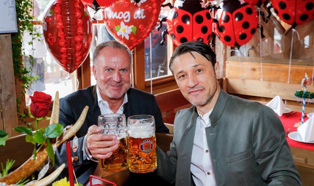 Oktoberfest Нико Ковач пока проводит в качестве тренера Баварии, фото ФК Бавария