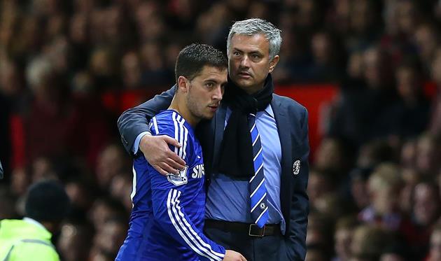 Эден Азар и Жозе Моуриньо, Getty Images