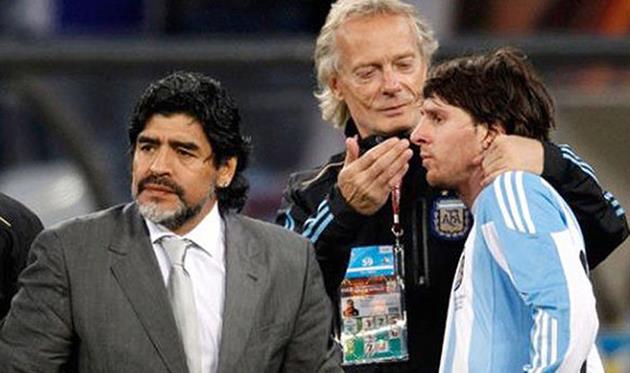 Марадона, Синьорини и Месси