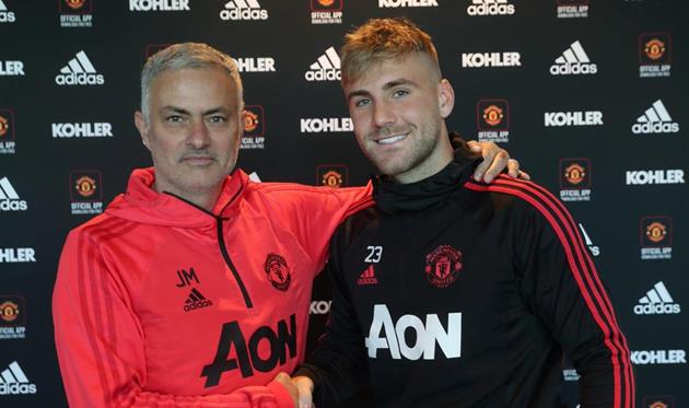 Жозе Моуриньо и Люк Шоу, ФК Манчестер Юнайтед