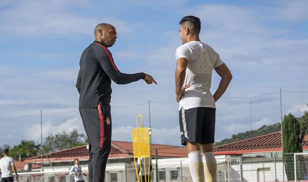 Анри и ФАлькао, фото ФК Монако