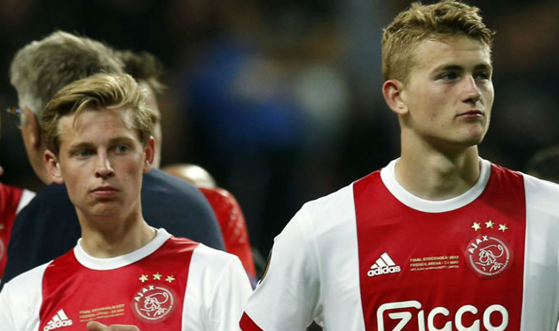 Френки де Йонг и Матейс де Лигт, ajax.nl