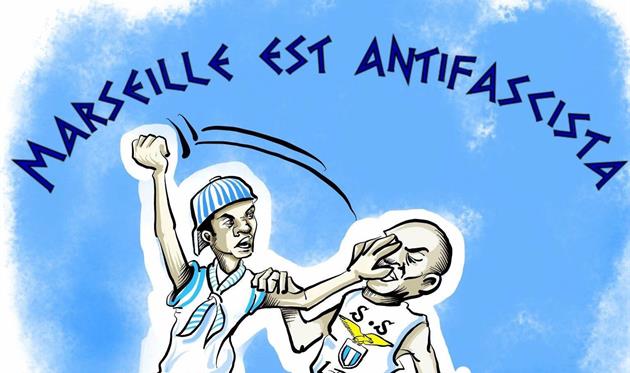 Фаны Марселя и Лацио устроили драку перед матчем ЛЕ