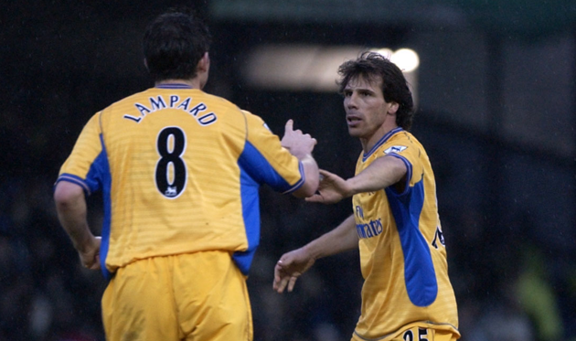 Лэмпард и Дзола играли вместе за Челси, Getty Images