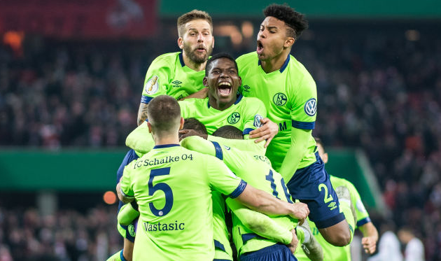 Шальке празднует победу, Getty Images
