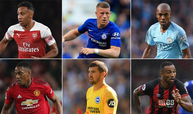 Претенденты на звание лучшего игрока октября в АПЛ, premierleague.com