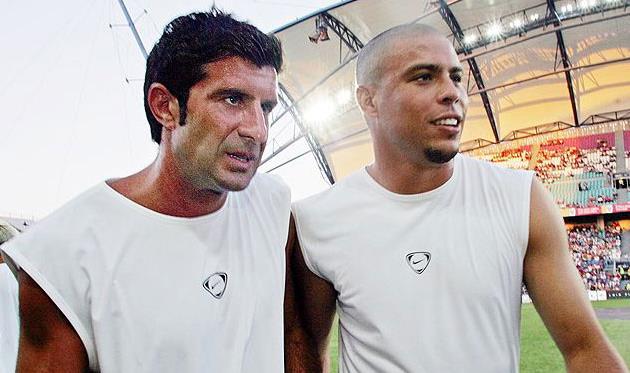 Луиш Фигу и Роналдо, AS