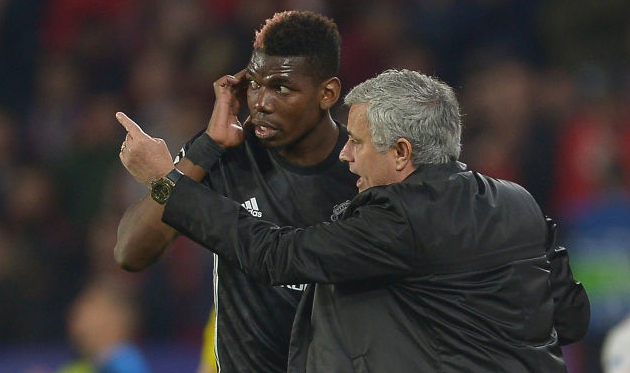 Поль Погба и Жозе Моуриньо, Getty Images