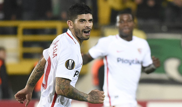 Банега реализовал победный пенальти, twitter.com/SevillaFC