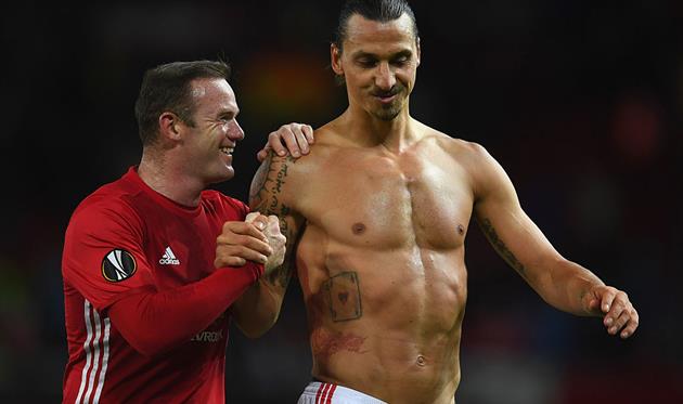 Руни и Ибрагимович, Getty Images