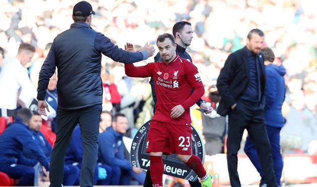 Юрген Клопп и Джердан Шакири, Getty Images