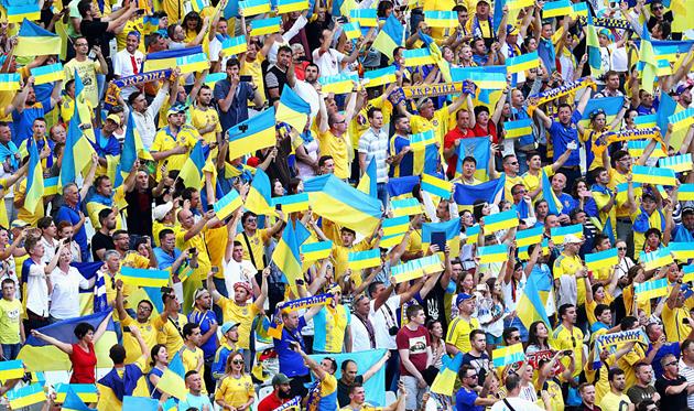 Болельщики сборной Украины, Getty Images