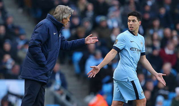 Мануэль Пеллегрини и Самир Насри, Getty Images