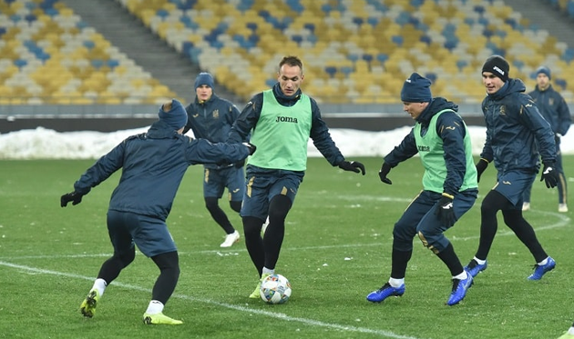 Тренировка сборной Украины, фото: ФФУ