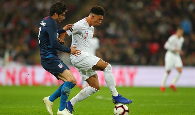 Джейдон Санчо (правее), Getty Images