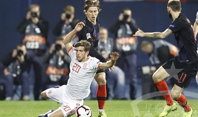 хорватия - испания, twitter.com/SeFutbol