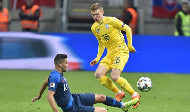 Словакия - Украина, фото: ФФУ