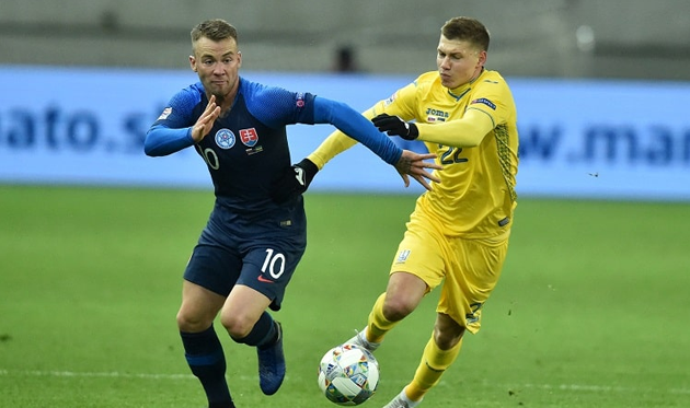 Словакия - Украина, фото: ФФУ