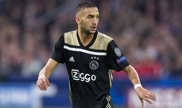 Хаким Зиех, ajax.nl