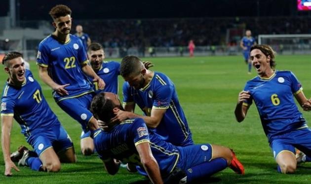 Сборная Косово вышла в дивизион С Лиги наций