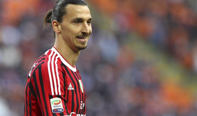 Златан Ибрагимович времен игры за Милан, Getty Images