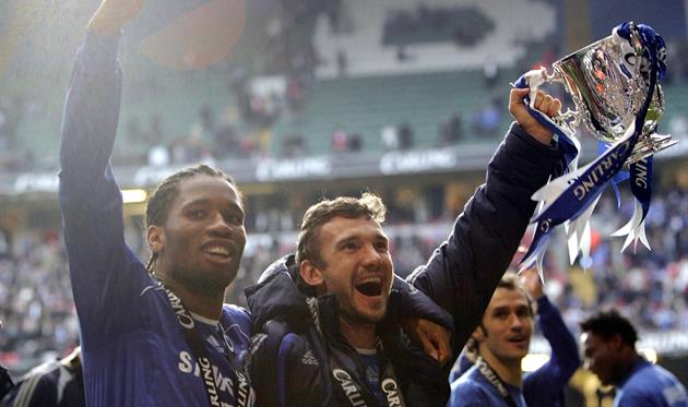 Дрогба и Шевченко, Getty Images