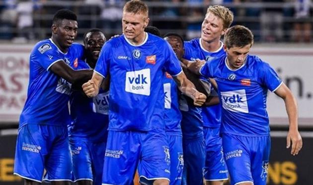 Игорь Пластун (по центру), фото: ФК Гент