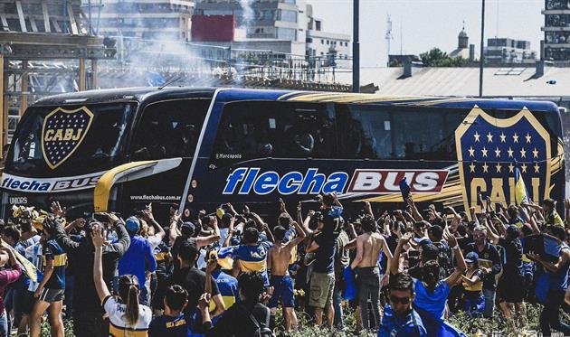 Автобус Бока Хуниорс, twitter.com/MARCAClaroARG