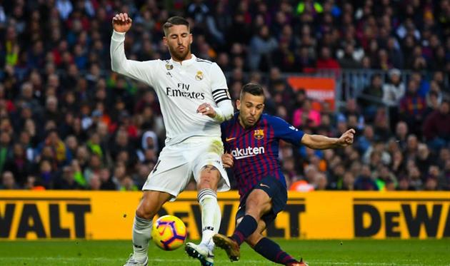 Серхио Рамос и Хорди Альба, Getty Images