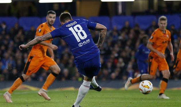 Жиру претендует на звание лучшего игрока, но не попал в команду недели Лиги Европы