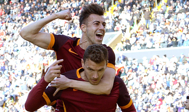 Эдин Джеко и Стефан Эль Шаарави, Getty Images