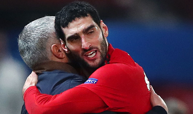 Жозе Моуриньо и Маруан Феллаини, Getty Images