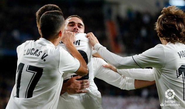 радость игроков реала, laliga.es