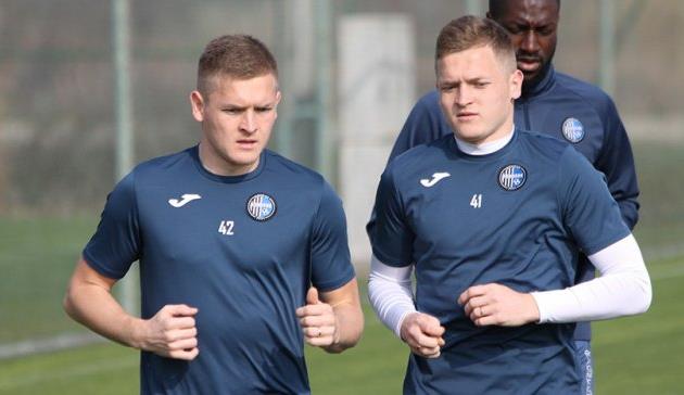 Евгений Пасич (слева), ФК Олимпик