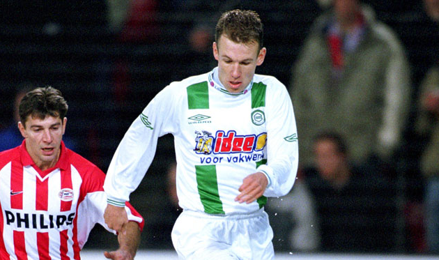 Арьен Роббен в Гронингене, psv.nl