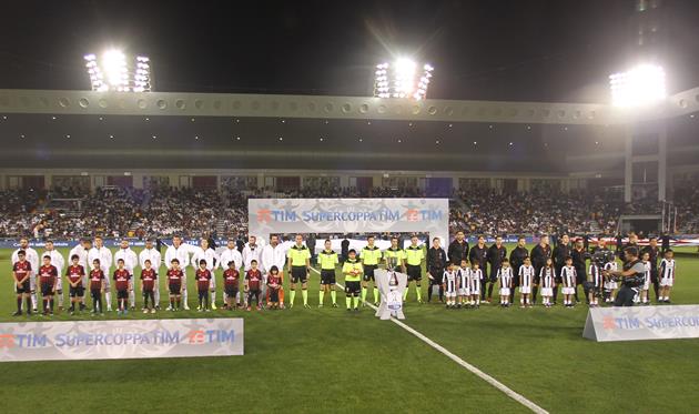 Ювентус и Милан перед стартом матча за Суперкубок в столице Катара, Getty Images