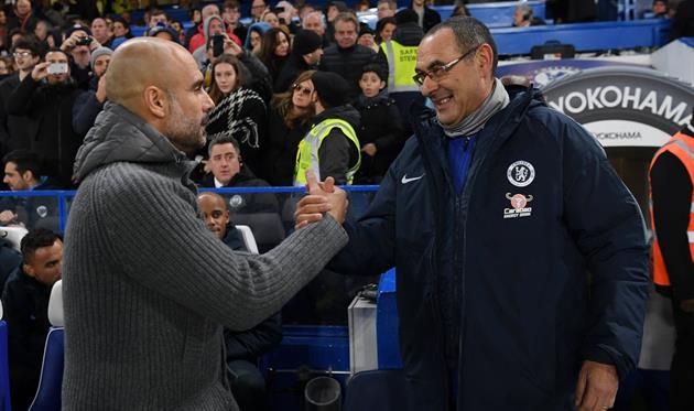 Гвардиола — Сарри, twitter.com/ChelseaFC