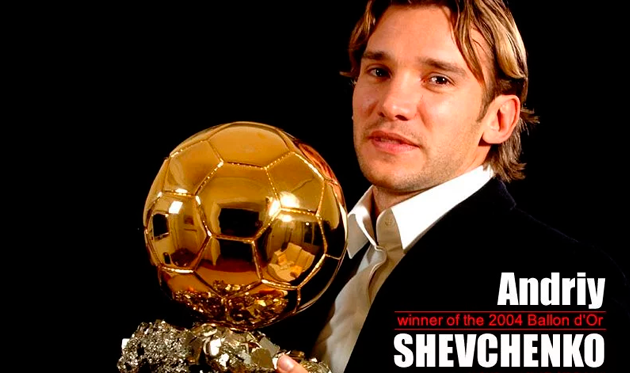 Золотой мяч-2004: 14 лет назад Шевченко признали лучшим игроком мира