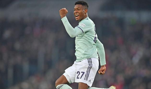 Алаба — единственный защитник в истории, забивший в 9 сезонах Бундеслиги подряд