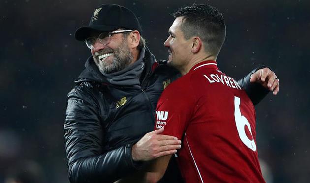 Клопп и Ловрен, getty images