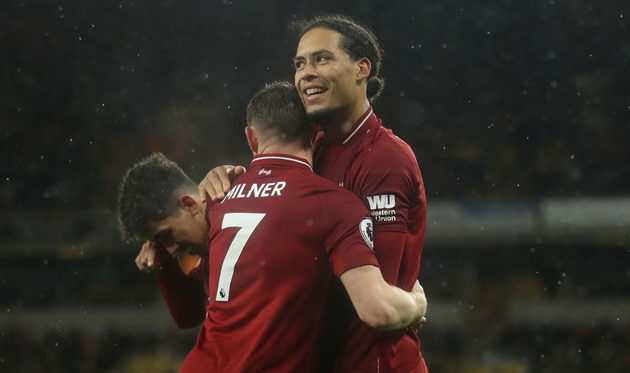 Вирджил ван Дейк забил первый гол за Ливерпуль, Getty Images