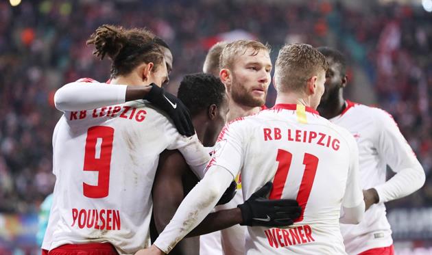 Игроки РБ Лейпциг, twitter.com/RBLeipzig_EN