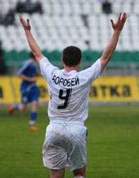 Дмитрий Воробей забил последний мяч Зари в этом чемпионате, zarya-lugansk.com