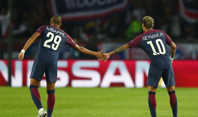 Неймар и Мбаппе, getty images